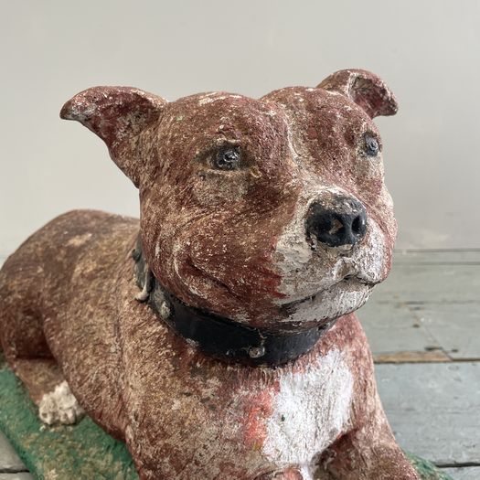 A Composite Stone Staffordshire Terrier