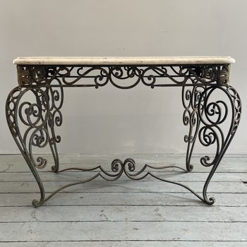 A French Wrought Iron Centre Table