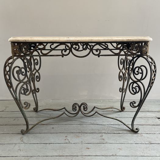 A French Wrought Iron Centre Table