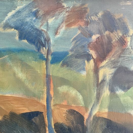 An Expressionist Landscape Painting