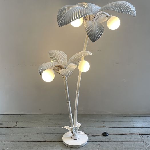 A 1970s Palm Tree Standard Lamp