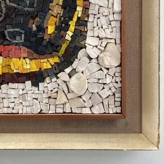 Mid Century Framed Mosaic