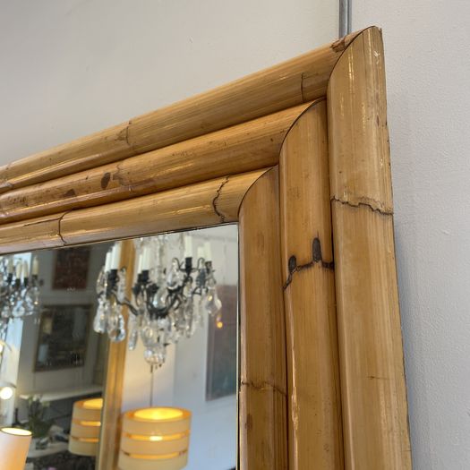 A French Bamboo Mirror