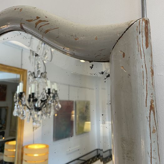 French Arched & Bevelled Mirror