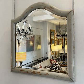 French Arched & Bevelled Mirror