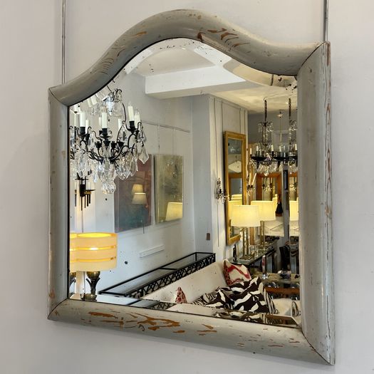 French Arched & Bevelled Mirror