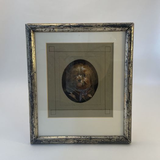 A Pair of 19th C. Dog Portraits