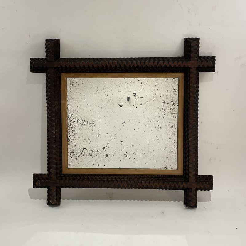 A Tramp Art Mirror from M. Charpentier Antiques › Lillie Road Arts