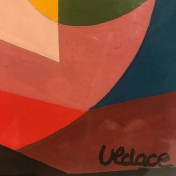Modernist Abstract Painting Signed Uldace