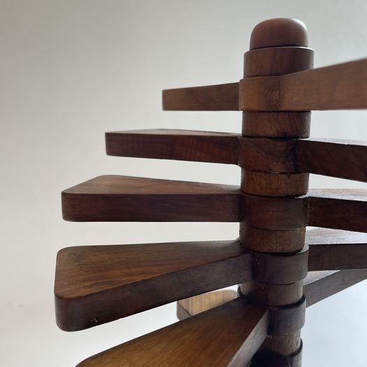 An Architects Model of Spiral Staircase
