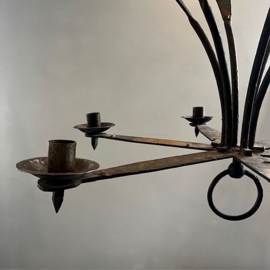 French Wrought Iron Chandelier