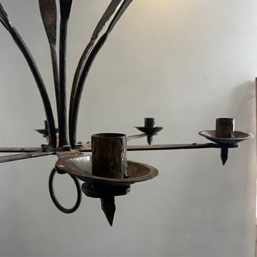 French Wrought Iron Chandelier