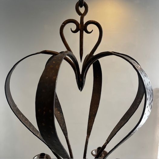 French Wrought Iron Chandelier