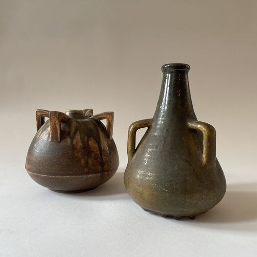 Pair of Mid Century Ceramic Vases