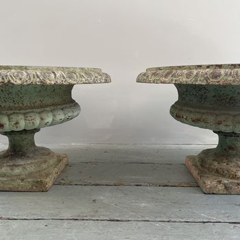 A Pair of French 19th Century Urns