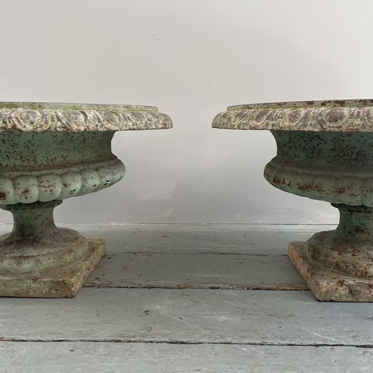 A Pair of French 19th Century Urns