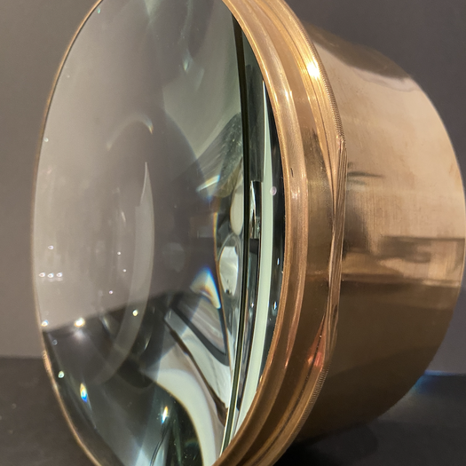 Large Brass Lens