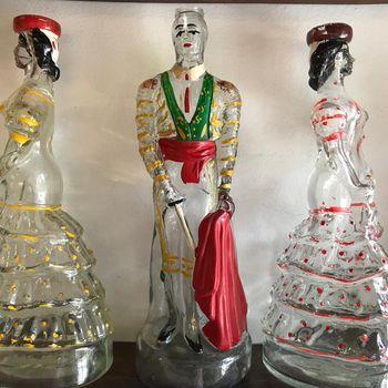 Spanish Decorative Brandy Bottles