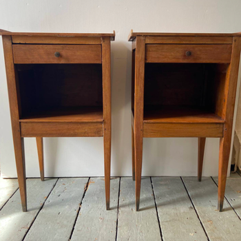 A Pair Of French 19th Century Bedside Tables