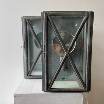 A Pair of Mid Century Garden Wall lights