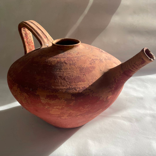 A Pair of French Terracotta Jugs