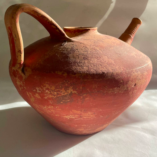 A Pair of French Terracotta Jugs