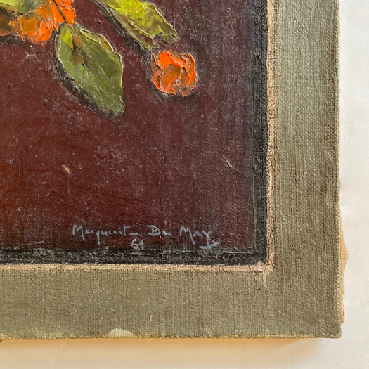 Floral Still Life Oil on Canvas