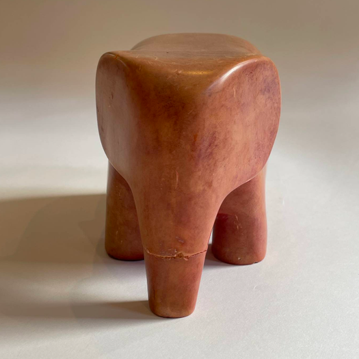A Soap Stone Elephant Sculpture