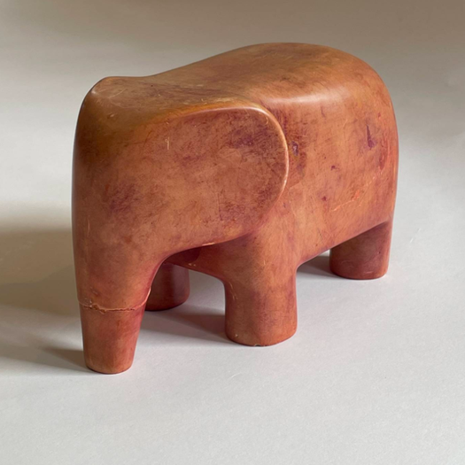 A Soap Stone Elephant Sculpture