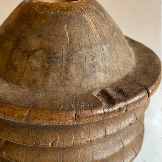 A Matched Pair of Tribal Pulleys