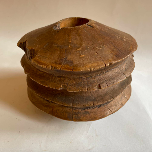 A Matched Pair of Tribal Pulleys