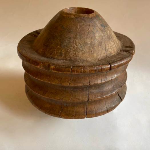 A Matched Pair of Tribal Pulleys