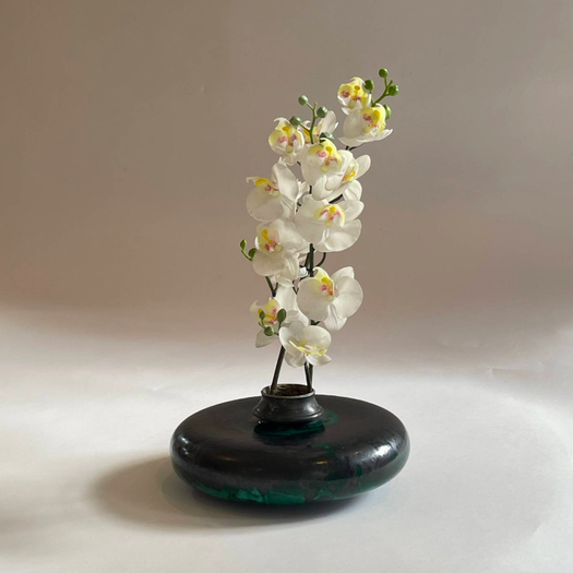 A Green Glazed Ceramic Vase