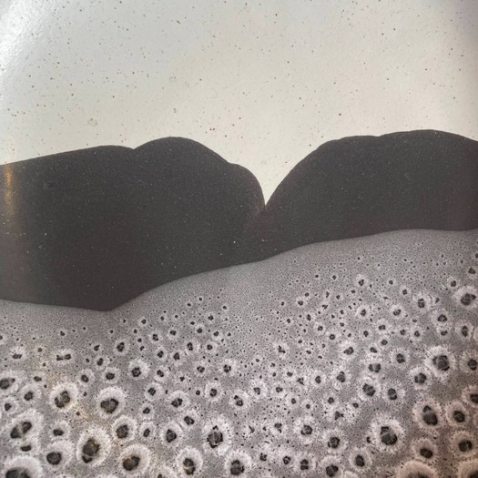 A Mid Century Monochrome Ceramic Bowl