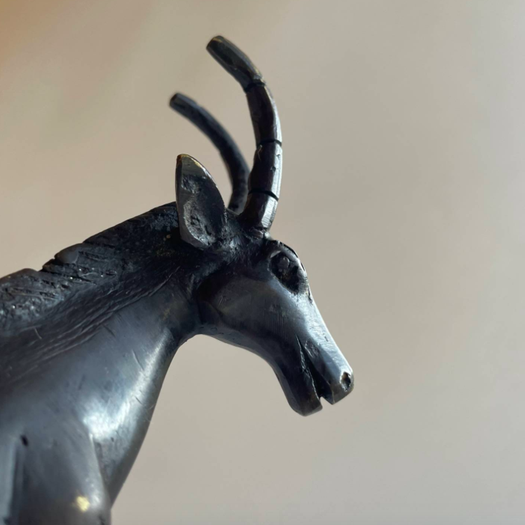 A Bronze Ibyx Sculpture