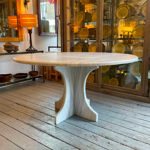 An Italian Marble Dining Table