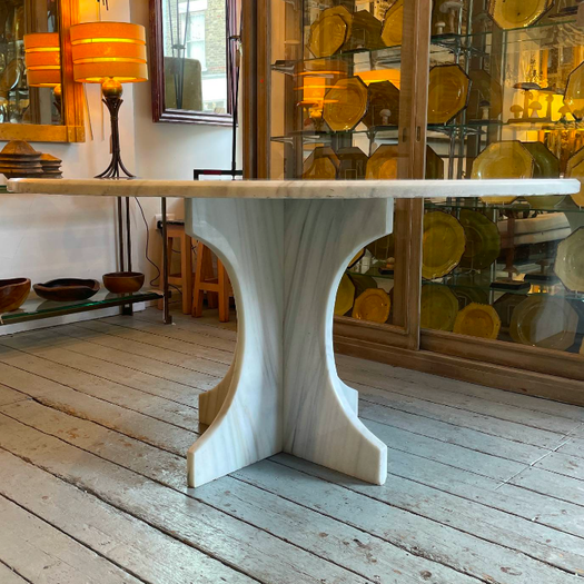 An Italian Marble Dining Table