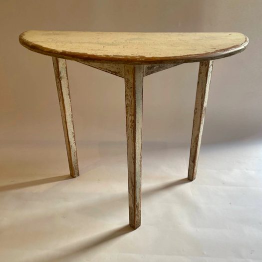 A Pair of 19thc Swedish Demi-Lunes