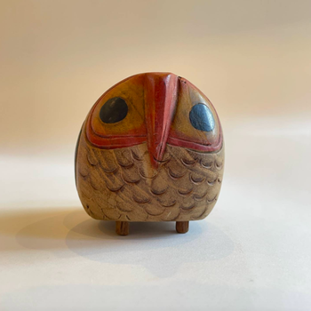 Carved Wooden Owl