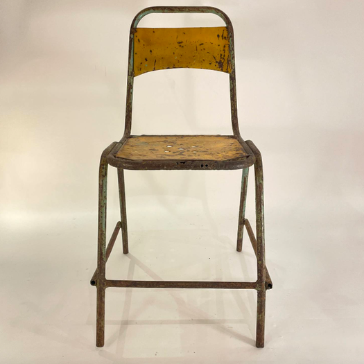 A Set of 4 French Metal Garden Chairs