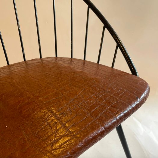 A Pair of Metal Corbeille Chairs