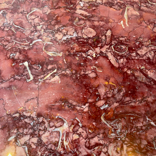 A French Wrought Iron Marble Topped Console