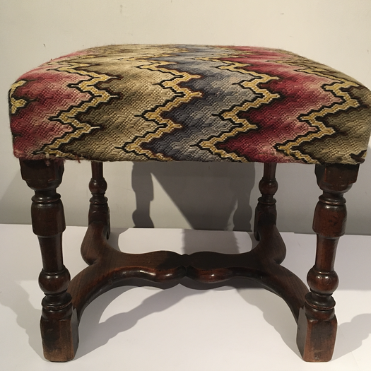 Early 18th Century French Fruitwood Stool