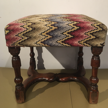 Early 18th Century French Fruitwood Stool