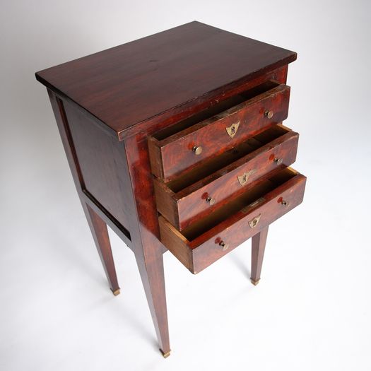 A Pair of French 19th Century Bedside Tables