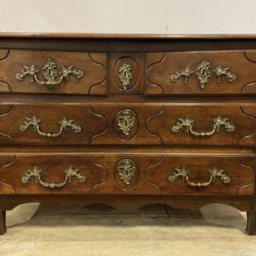 A French Louis XIV Walnut Chest of Drawers