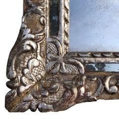 French 18th C. Marginal Mirror